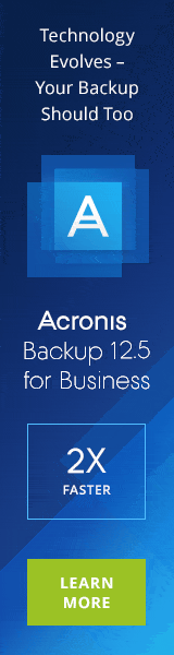 Acronis backup banner