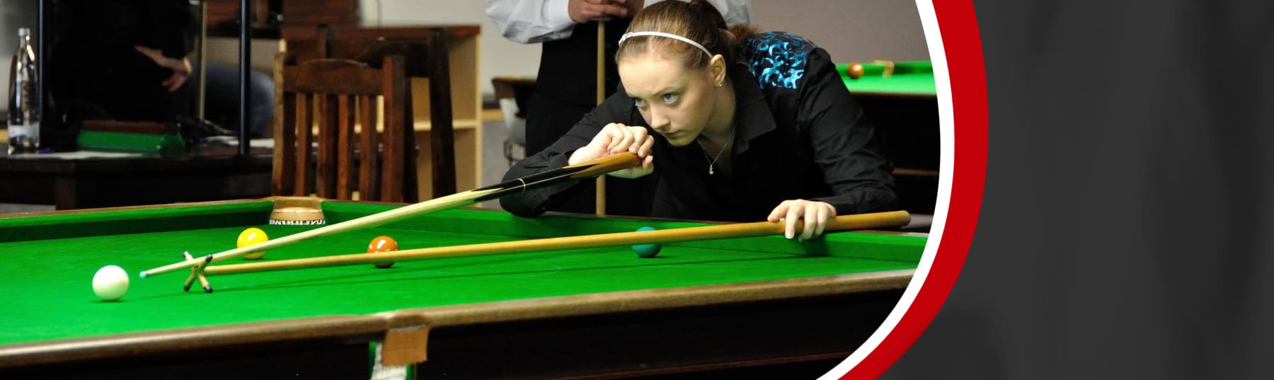 Snooker champion pursues new career.